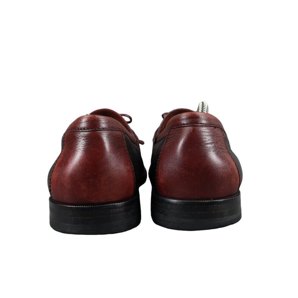 Johnston & Murphy Shoes Mens 10 Loafers Tassel Fringe Moccasin Leather Classic - Picture 5 of 13